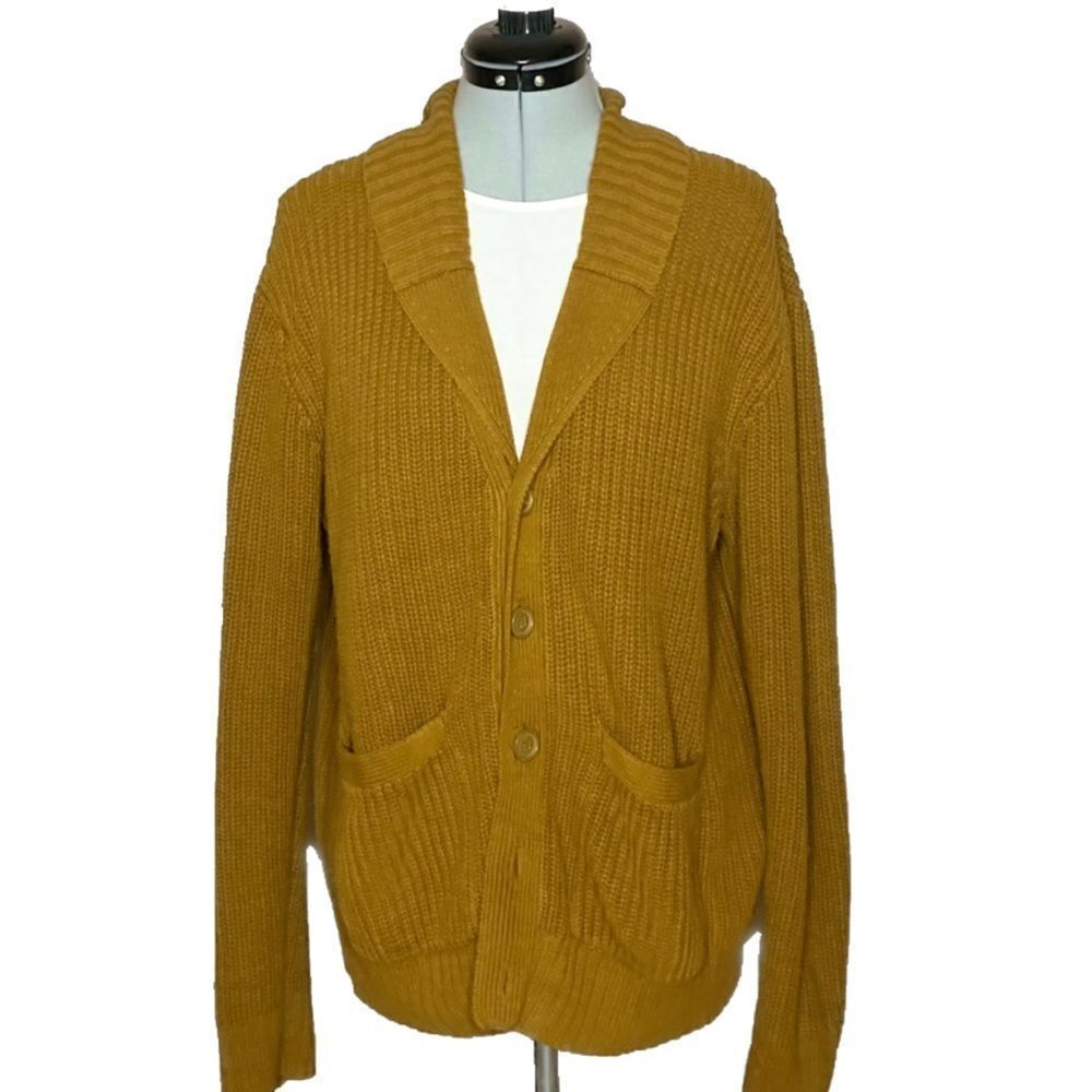 Urban Outfitters OS Knitted Sweater Orange Cardigan Cotton Long (EUC)​​​